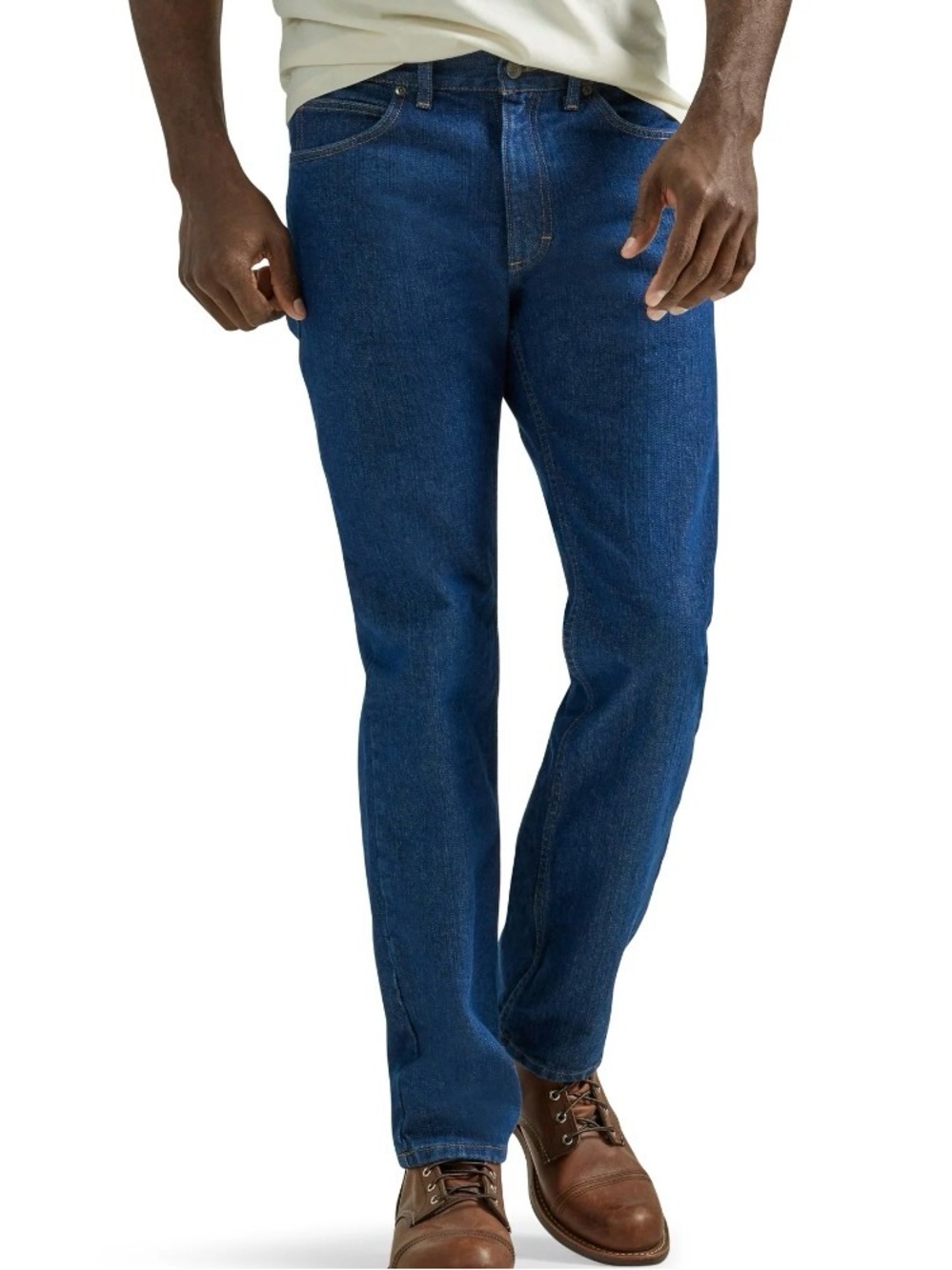 ⭐️ NWT Lee Men's Straight Jeans - Deep Blue Denim